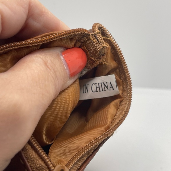 Vintage Unisex eel skin coin purse key holder - Picture 6 of 11